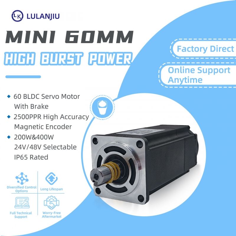 60 Series DC Servo Motor with Brake